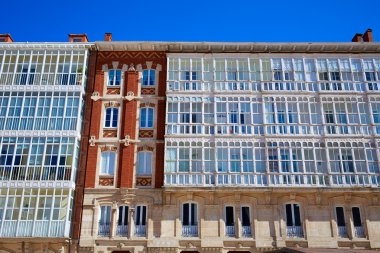 Burgos cephe katedral kare Castilla içinde