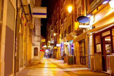 Gün batımında Burgos şehir Castilla İspanya