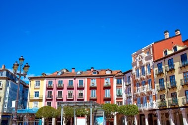 Burgos Plaza Mayor Meydanı Castilla Leon İspanya