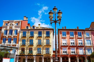 Burgos Plaza Mayor Meydanı Castilla Leon İspanya