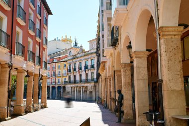 Burgos Plaza Mayor Meydanı Castilla Leon İspanya