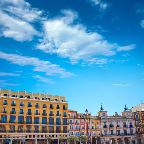 Burgos plaza bürgermeister platz in kastilien spanien — Stockfoto