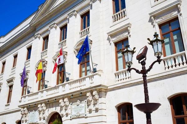 Edificios del centro de Burgos en Castilla España — Foto de Stock