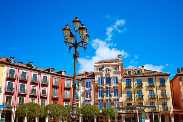 Burgos Plaza Mayor square i Castilla Leon Spain — Stockfoto