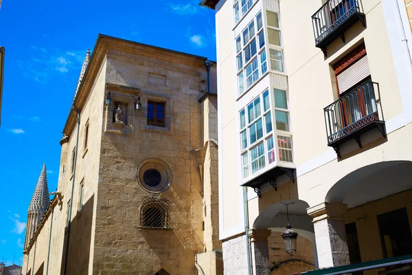 Burgos strada per la Cattedrale sulla Via San Giacomo — Foto Stock