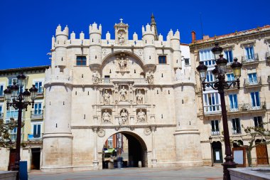Burgos Arco de Santa Maria arch adlı Castilla İspanya