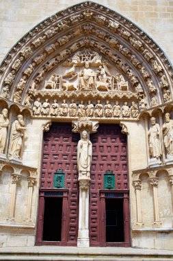 Burgos Katedrali cephe Saint James şekilde