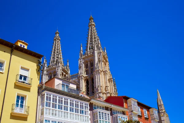 Burgos katedral fasaden på Saint James sätt — Stockfoto