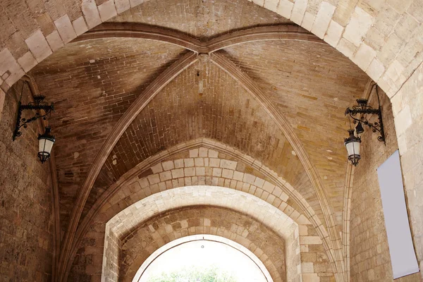 Burgos Arco de Santa Maria arch a Castilla Spagna — Foto Stock