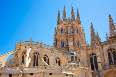 Burgos Katedrali arka cephe Saint James yolu