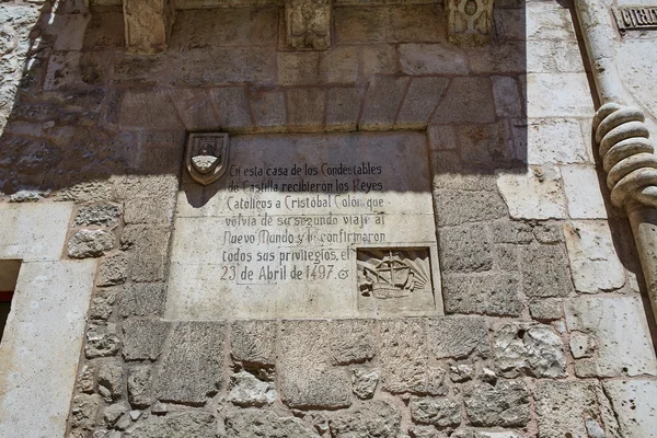 Casa de los Condestables en Burgos — Foto de Stock