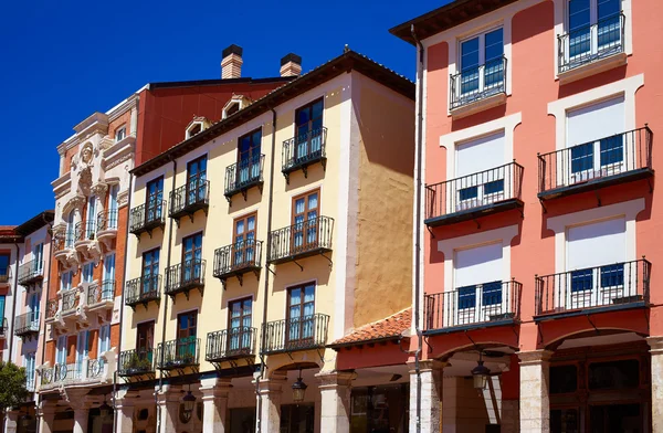 Burgos Plaza Mayor náměstí v Kastilii Španělsko — Stock fotografie