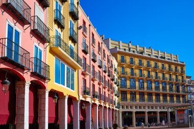 Burgos Plaza Mayor Meydanı Castilla İspanya