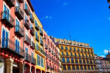 Burgos Plaza Mayor Meydanı Castilla İspanya
