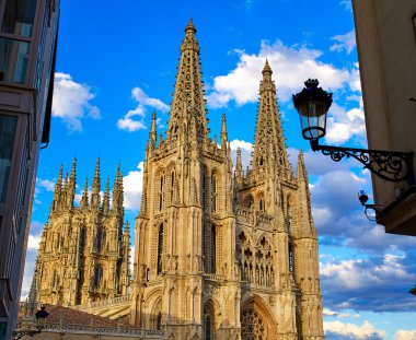 Burgos Katedrali cephe Saint James şekilde