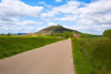 Castrojeriz in the way of Saint James at Castilla clipart