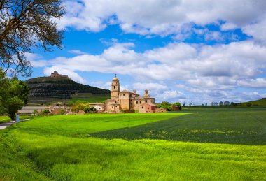 Castrojeriz in the way of Saint James at Castilla clipart