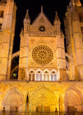 Leon Castilla adlı İspanya içinde Katedrali