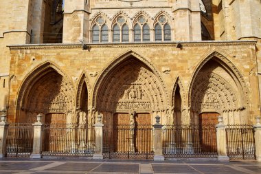 Leon Castilla adlı İspanya içinde Katedrali