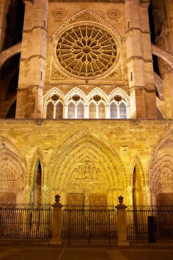 Leon Castilla adlı İspanya içinde Katedrali