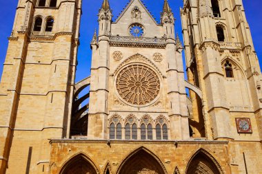 Leon Castilla adlı İspanya içinde Katedrali