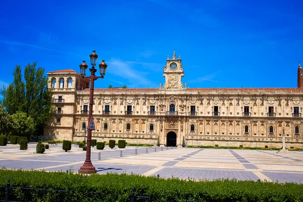 San Marcos in Leon at the way of Saint James — Stock Photo, Image