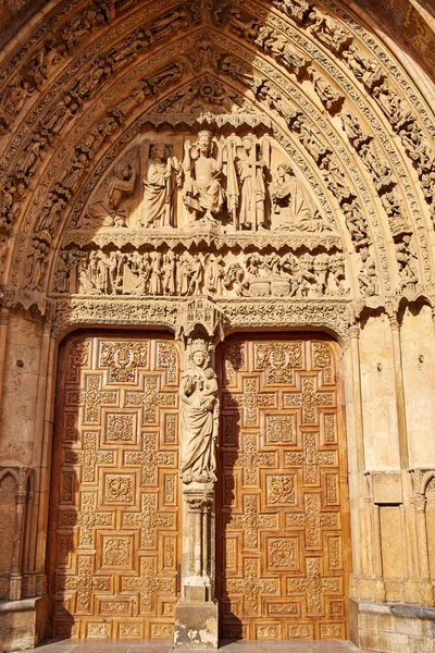 Domkyrka av Leon i Castilla på Spanien — Stockfoto