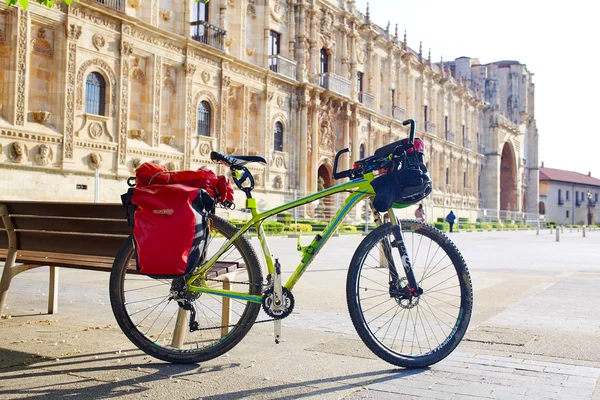 San Marcos en Leon vélo au Chemin de Saint-Jacques — Photo