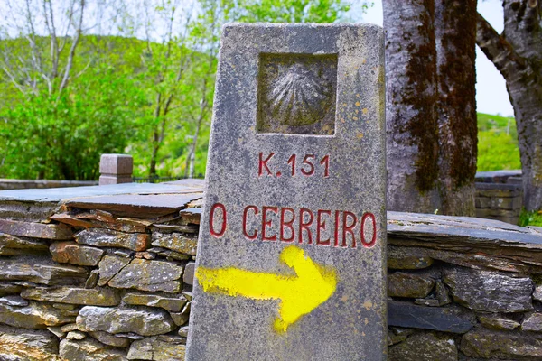 O Cebreiro door de manier van Saint James in Galicië — Stockfoto