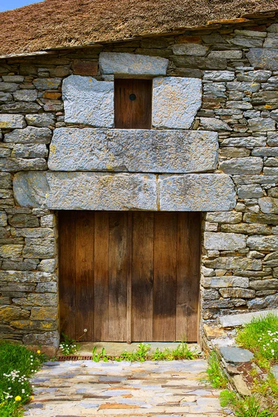 O Cebreiro door de manier van Saint James in Galicië — Stockfoto