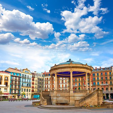 Pamplona Navarra İspanya plaza del Castillo Meydanı