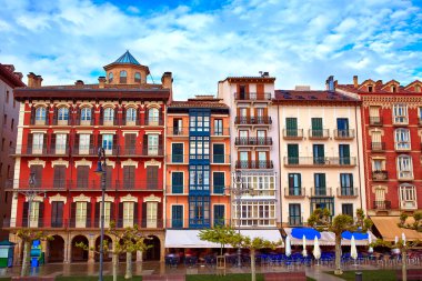 Pamplona Navarra İspanya plaza del Castillo Meydanı