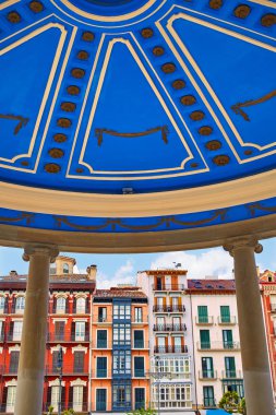 Pamplona Navarra İspanya plaza del Castillo Meydanı
