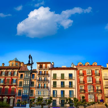 Pamplona Navarra İspanya plaza del Castillo Meydanı