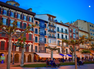 Pamplona Navarra İspanya plaza del Castillo Meydanı