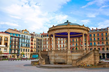 Pamplona Navarra İspanya plaza del Castillo Meydanı