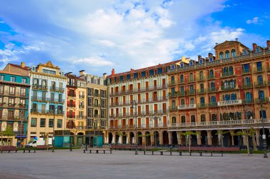 Pamplona Navarra İspanya plaza del Castillo Meydanı