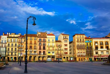 Pamplona Navarra İspanya plaza del Castillo Meydanı