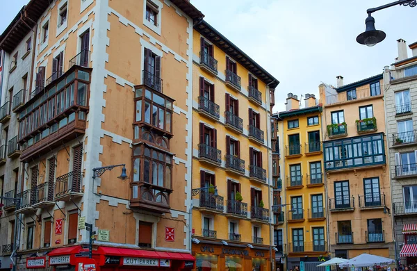 Pamplona Navarra Ayuntamiento city Hall square — Stock Photo, Image