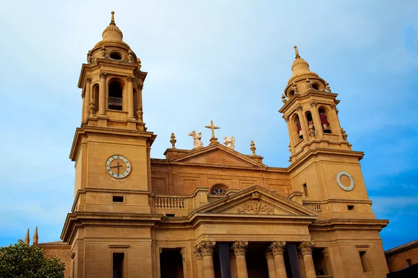 潘普洛纳纳瓦拉的圣塔玛丽亚真正大教堂 — 图库照片