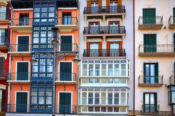 Pamplona Navarra Spanien plaza del Castillo square — Stockfoto