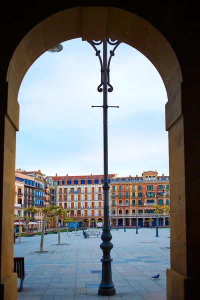 Pamplona Navarra Spanje plaza del Castillo plein — Stockfoto