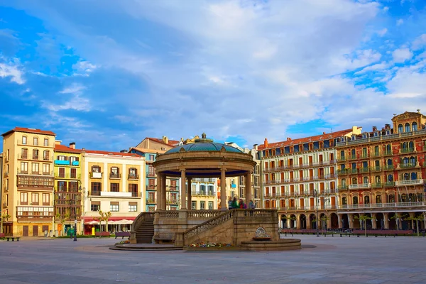 Praça Pamplona Navarra Espanha praça del Castillo — Fotografia de Stock