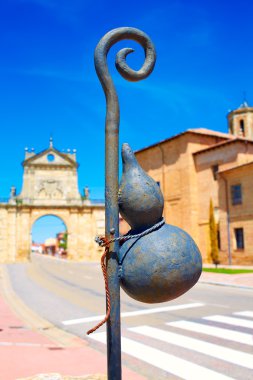 Sahagun orta Saint James Way Leon İspanya