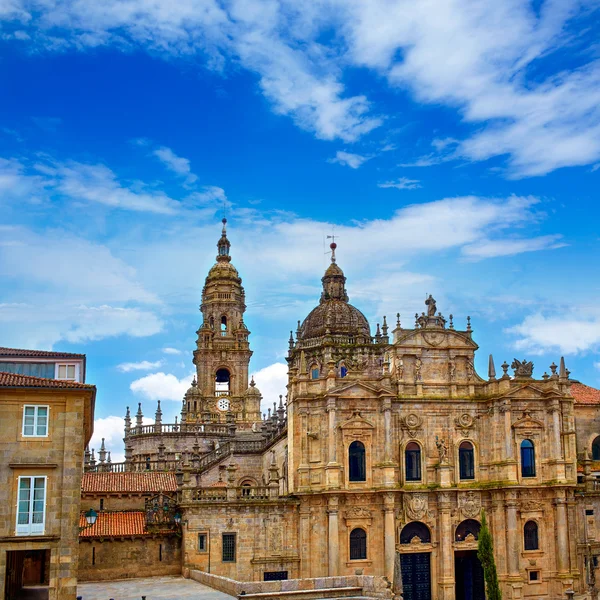 Santiago de Compostela einde van Saint James manier — Stockfoto