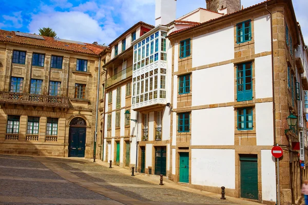 Santiago de Compostela einde van Saint James manier — Stockfoto