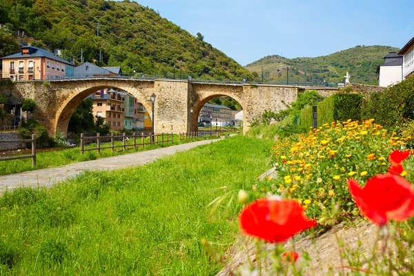 Villafranca del Bierzo Via San Giacomo Leon — Foto Stock