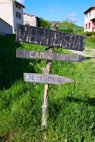 Villambistia in Saint James Way by Castilla — Stock Photo, Image