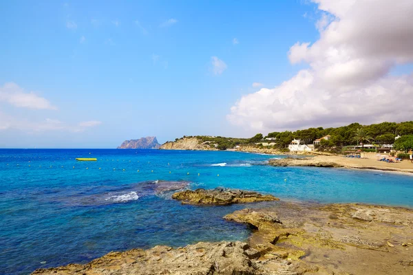 Playa de Denia Las Rotas en Alicante costa Blanca — Foto de Stock