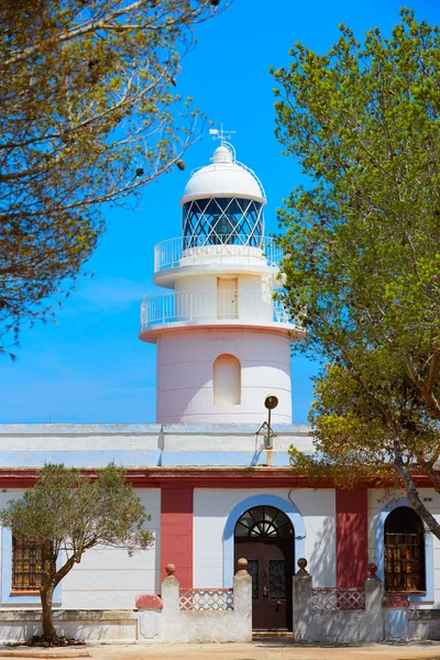 在 Javea 丹尼亚西班牙马略卡岛帕尔马 Antonio 海角灯塔 — 图库照片